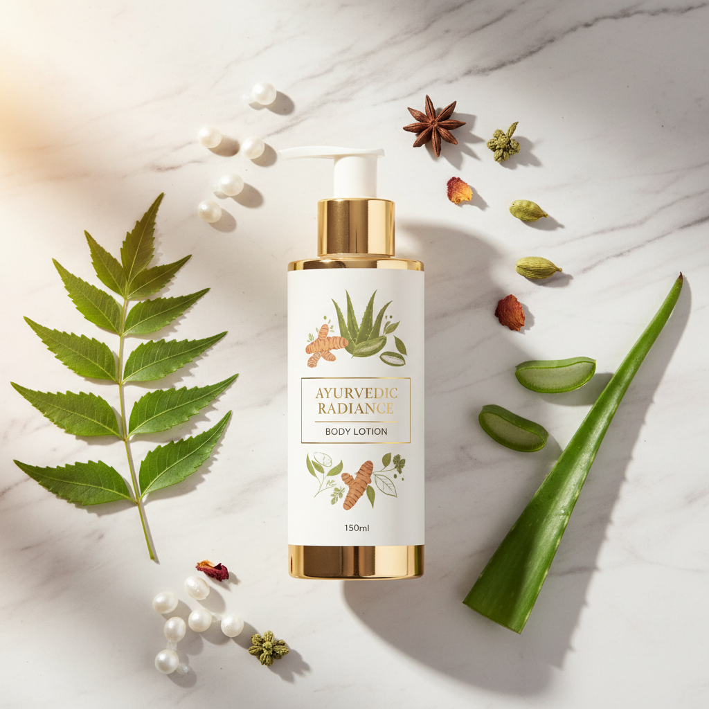 Vedhanya Elixirs Ayurvedic Vitamin E and Neem Body Lotion 150ml