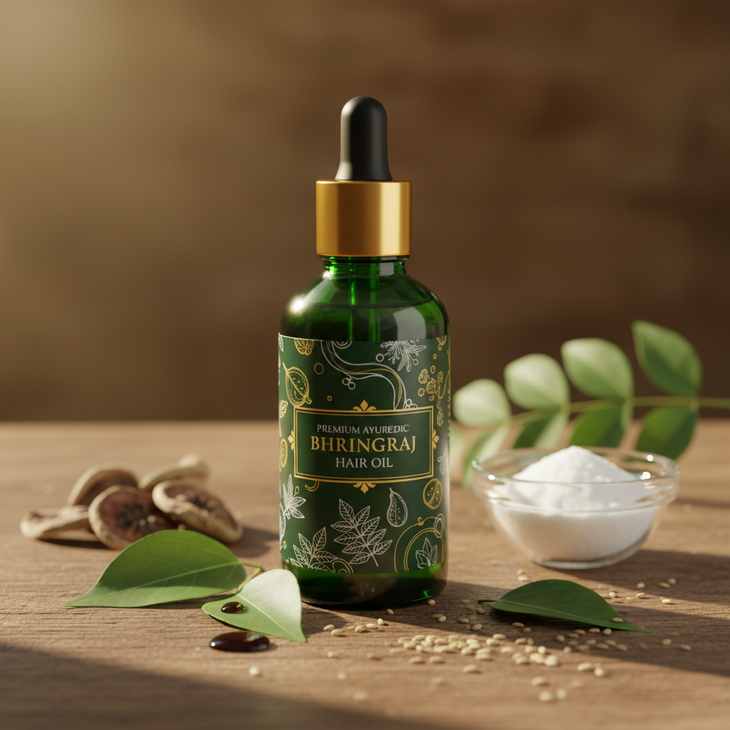 Vedhanya Elixirs Ayurvedic Bhringraj Hair Oil