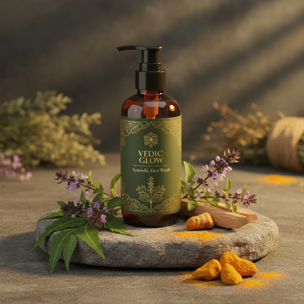 Vedhanya Elixirs Ayurvedic Face Wash with Neem and Tulsi