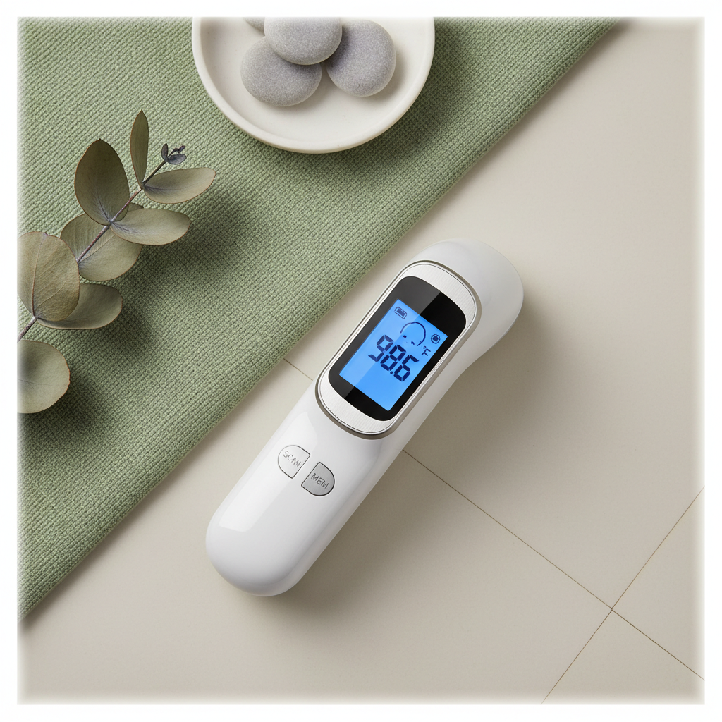 Thermometer Flat Lay